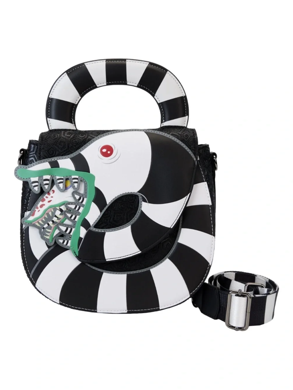 LOUNGEFLY Beetlejuice Sandworm Crossbody Bag New with Tags - Picture 2 of 6
